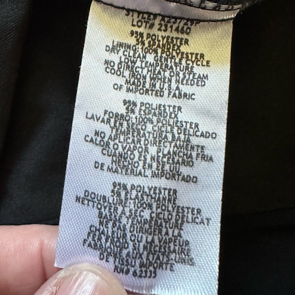 Betsy & Adam Black Ruched Ruffle Evening Column Maxi Gown 6P Old Hollywood Glam - Picture 12 of 16